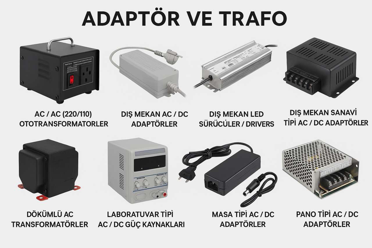 Adaptör ve Trafo Çözümlerinde Geniş Ürün Yelpazesi | Avrupa Otomasyon