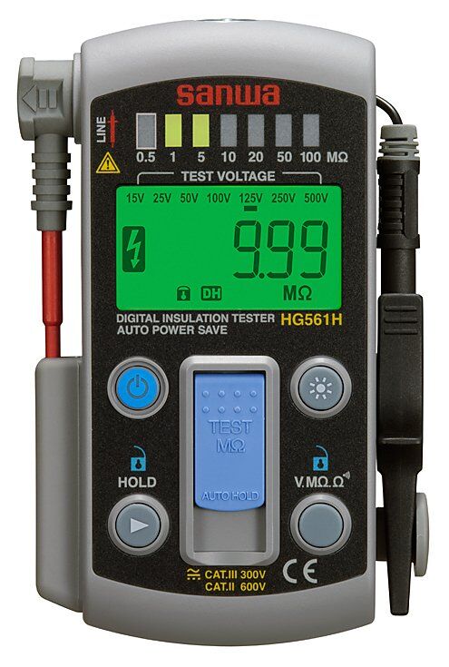 SANWA HG561H 15/25/50/100/125/250/500 İzolasyon Megeri̇