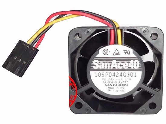 Sanyo Denki 109P0424G301 Kompakt Fan
