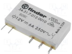 Finder 34.51.7.012.0010 (3451 12V DC PCB RÖLE)
