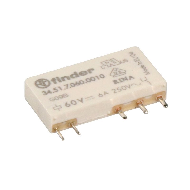 Finder 34.51.7.060.0010 (3451 60V DC PCB RÖLE)