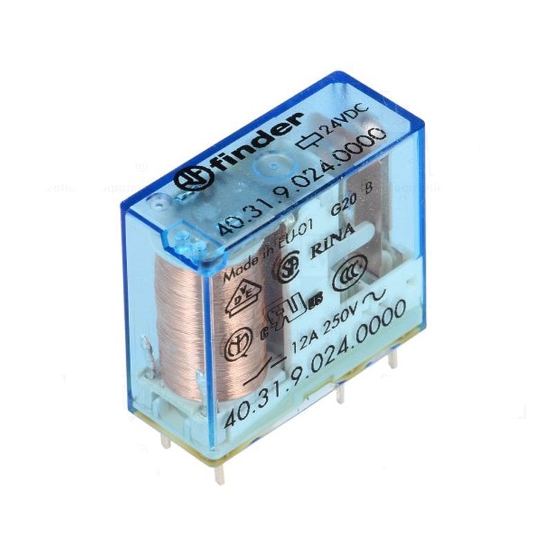 Finder 40.31.9.024.0000 (4031 24V DC MİNYATÜR RÖLE)