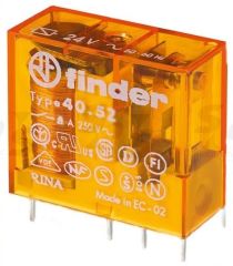 Finder 40.52.8.024.0000 (4052 24V AC MİNYATÜR RÖLE)