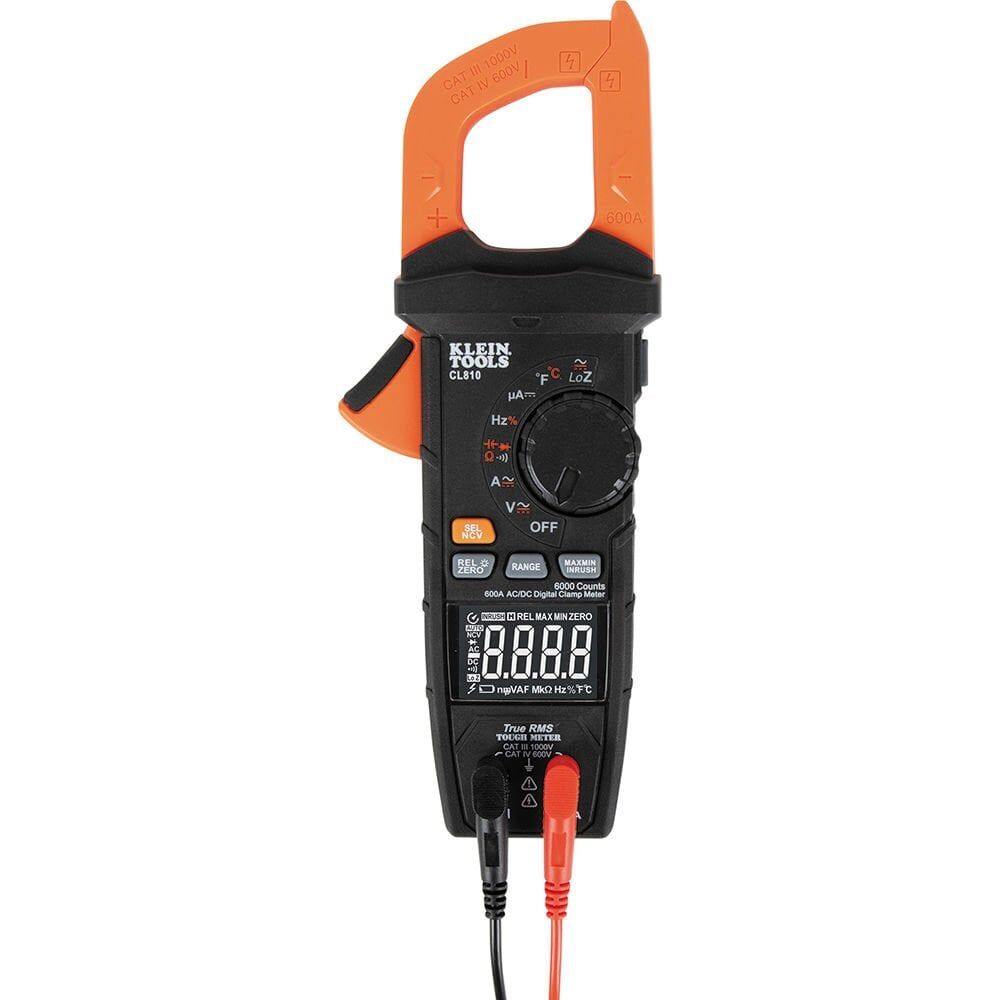 KLEIN TOOLS CL-810 Otomatik Aralıklı Dijital Pens Metre 600a Ac/dc