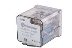 Finder 62.83.9.012.0000 (6283 12V DC ARKADAN MONTAJLI FASTON RÖLE)