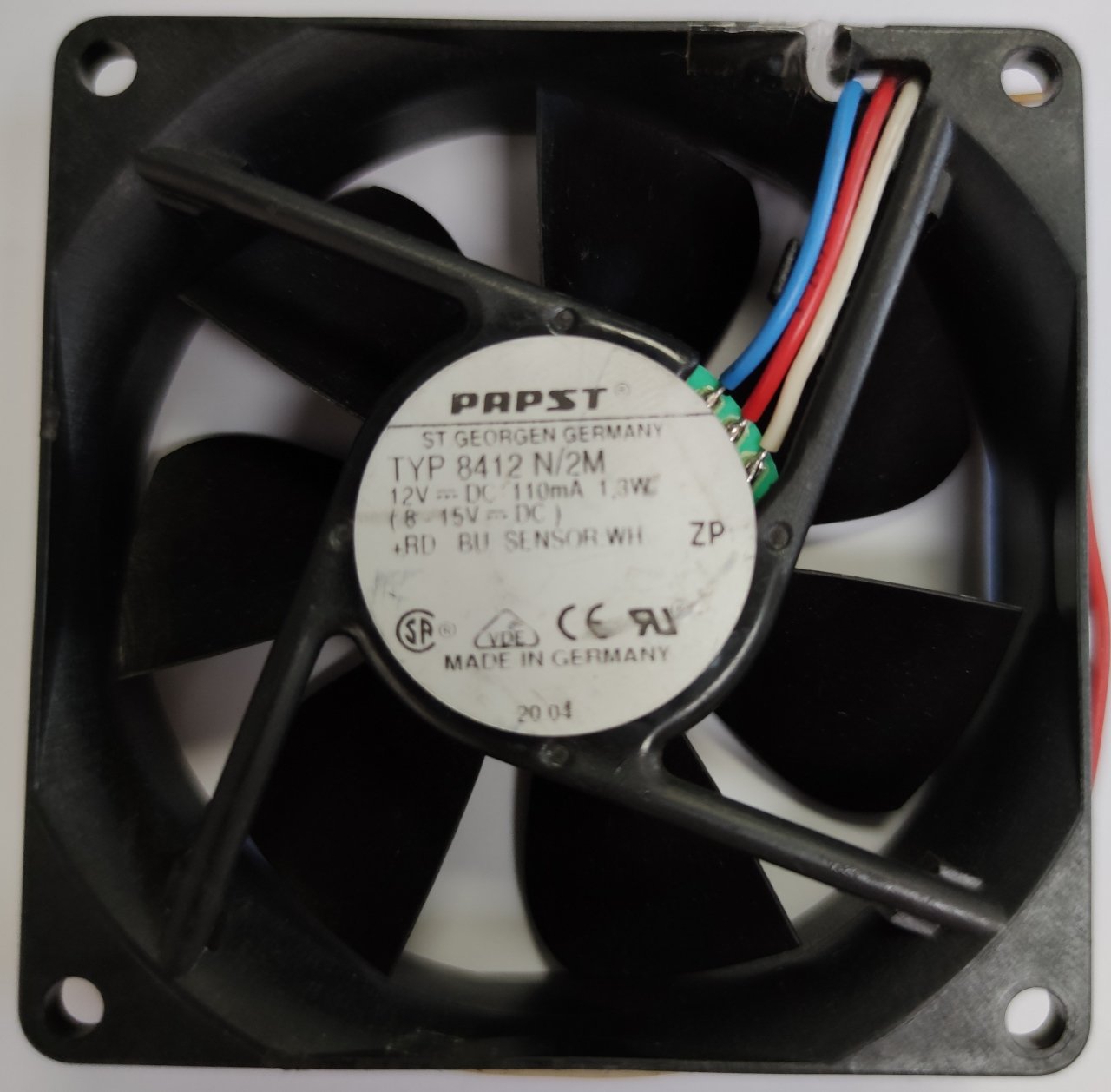 Ebm Papst 8412N/2M Kompakt Fan