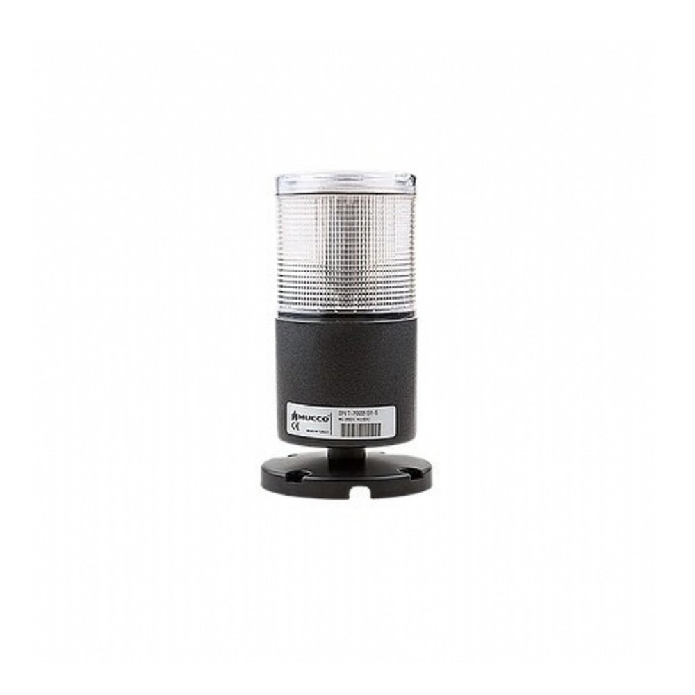 1 Katlı Çakar Işıklı Kolon 40-260V AC/DC SNT-7022-C1 Beyaz