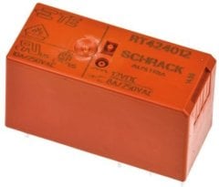 Schrack Schrack RT424012C (012 VDC 2 C/O 08A PCB RÖLE 8 PIN ŞEFFAF)