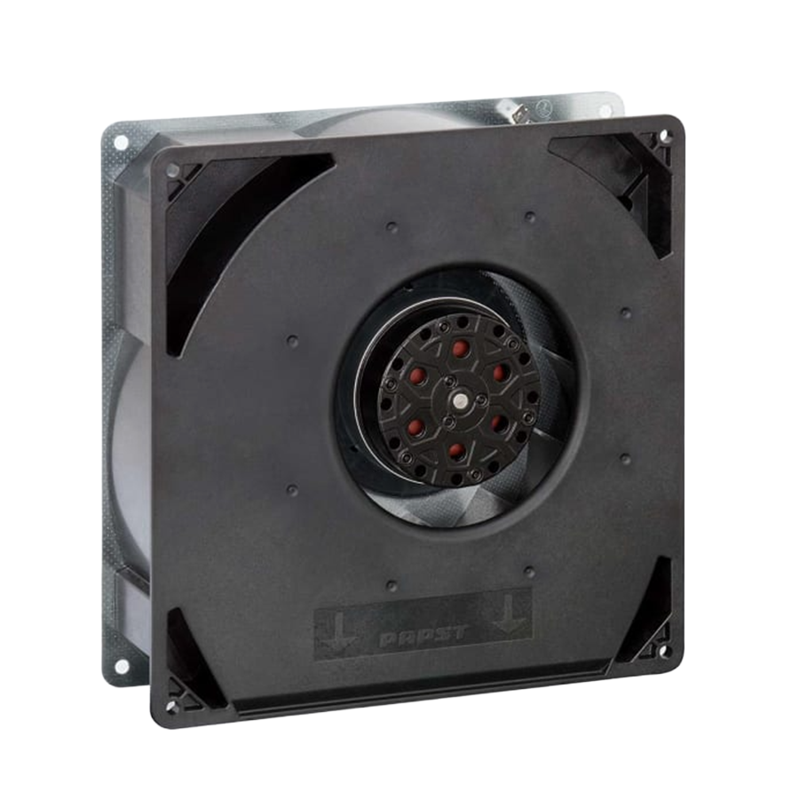 Ebm-papst RG160-28/56S AC Kare Fan – 230V, 220x220x56mm, 120 CFM, Top Rulmanlı