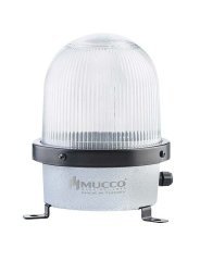 Buzzerlı Çakar Döküm Tepe Lambası 12-24V AC/DC SNT-D12513-B Beyaz