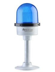 Çakar Döküm Tepe Lambası 85-260V AC/DC SNT-DU12522 Mavi