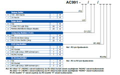 ORDEL AC991-00/10/1100 Standart Kontrol Cihazı