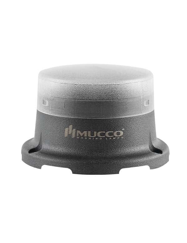 Sabit Flaşör Çakar Buzzer Mini Tepe Lambası 12-24V AC/DC SNT-M715-B Beyaz