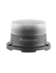 Sabit Flaşör Çakar Buzzer Mini Tepe Lambası 12-24V AC/DC SNT-M715-B Beyaz
