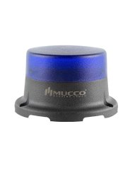 Sabit Flaşör Çakar Buzzer Mini Tepe Lambası 12-24V AC/DC SNT-M715-B Mavi