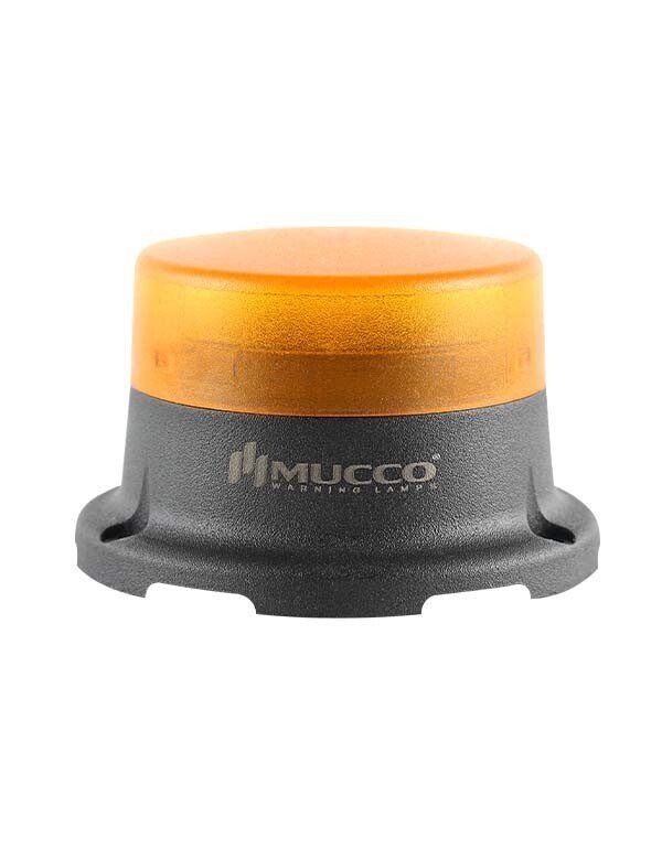 Sabit Flaşör Çakar Buzzer Mini Tepe Lambası 12-24V AC/DC SNT-M715-B Sarı