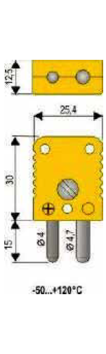 ORDEL OSTS-K-D Termokupl Standart Tip Konnektörü