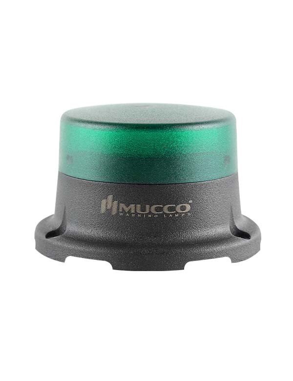 Sabit Flaşör Çakar Buzzer Mini Tepe Lambası 12-24V AC/DC SNT-M715-B Yeşil