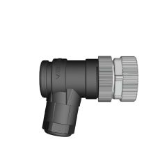 Velledq M12 B Code 4 Pin Dişi 90° Açılı Konnektör M12BF04S