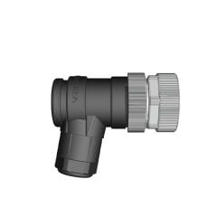 Velledq M12 B Code 5 Pin Dişi Açılı 90° Konnektör M12BF05S