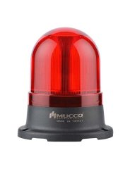 Ledli Tepe Lambası Döner 220V AC SNT-725-D Kırmızı