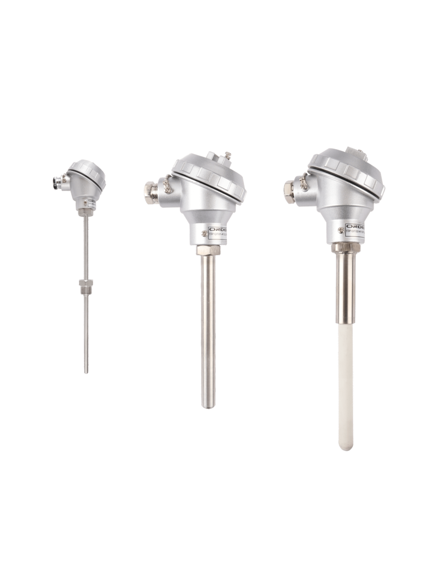 ORDEL OT01-K12L15-50 Tek Eleman Düz Tip Termokupl