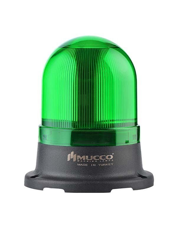 Ledli Tepe Lambası Döner 220V AC SNT-725-D Yeşil