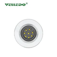 Velledq M12F08T M12 8 Pin Dişi Düz Konnektör