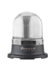 Ledli Tepe Lambası Flaşör Buzzer 220V AC SNT-725-FB Beyaz