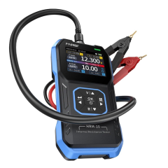 FNIRSI HRM-10 Akü İç Direnç ve Gerilim Ölçüm Cihazı | 0100V DC, 0200Ω | 4-Telli Yüksek Hassasiyetli Test