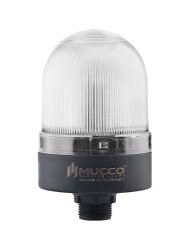 Döner Buzzer Somun Bağlantılı Tepe Lambası 220V AC SNT-S725-DB Beyaz