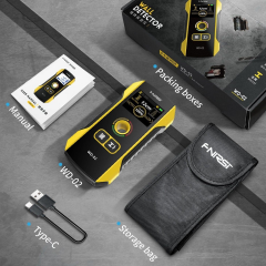 FNIRSI WD-02 Duvar Arkası Dedektör 120mm Derinlik LCD Ekranlı Metal Ahşap ve Kablo Tespit Cihazı