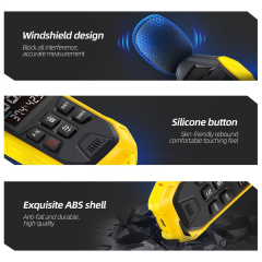 FNIRSI FDM01 Dijital Gürültü Desibel Metre 30–130dB A-Weighting FAST/SLOW