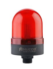 Flaşör Somun Bağlantılı Tepe Lambası 220V AC SNT-S725-F Kırmızı
