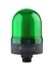 Sabit Buzzer Somun Bağlantılı Tepe Lambası 220V AC SNT-S725-SB Yeşil