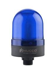 Sabit Somun Bağlantılı Tepe Lambası 220V AC SNT-S725-S Mavi