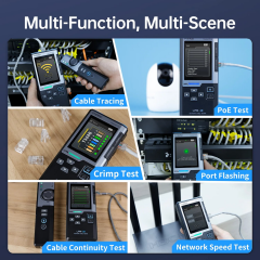 FNIRSI LPM-10A Çok İşlevli Ağ Kablo İzleyici ve PoE Test Cihazı