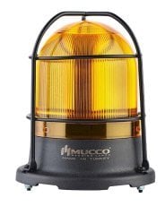 5 Modlu Üniversal Kafesli Tepe Lambası 85-260V AC/DC SNT-125-KFS Sarı