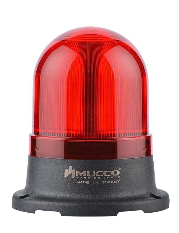 5 Modlu Üniversal Buzzer Tepe Lambası 12-24V AC/DC SNT-115-B Kırmızı