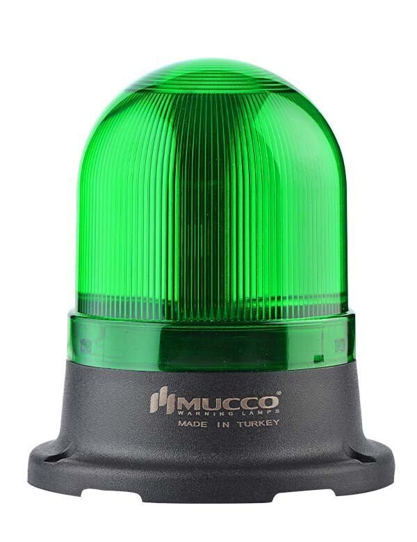 5 Modlu Üniversal Buzzer Tepe Lambası 12-24V AC/DC SNT-115-B Yeşil