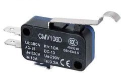 Cntd Cntd Cntd CMV106D ÇENGEL UÇLU PALETLİ MİCRO SWİTCH