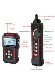 NOYAFA NF-8209S Ağ Kablosu Test Cihazı Kablo Bulucu