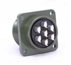 Kukdong Kukdong Kukdong MS3102A 24-10P Askeri Konnektör 7 Pinli Erkek