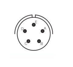 Kukdong Kukdong Kukdong MS3102A 16S-8P Askeri Konnektör 5 Pinli Erkek
