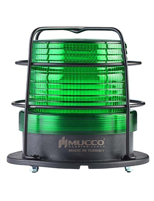 5 Mod Universal Kafesli Tepe Lambası 85-260V AC/DC SNT-925-KFS Yeşil