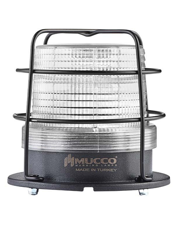 5 Mod Universal Kafesli Tepe Lambası 12-24V AC/DC SNT-915-KFS Beyaz