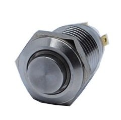 Butto J12-261-WD 12 mm LED IŞIKLI ÇIKIK KAFA YAYLI BUTON BEYAZ