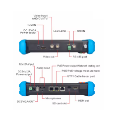 NOYAFA NF-IPC716 ADHS PRO 7” 4K CCTV Kamera Test Cihazı IP Analog PoE Tester