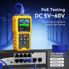 Noyafa NF-8504 PoE Kablo Test Cihazı 2.4 İnç LCD Ekranlı