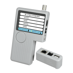 Noyafa NF-3468 4'ü 1 Arada Kablo Test Cihazı RJ11 RJ45 USB BNC